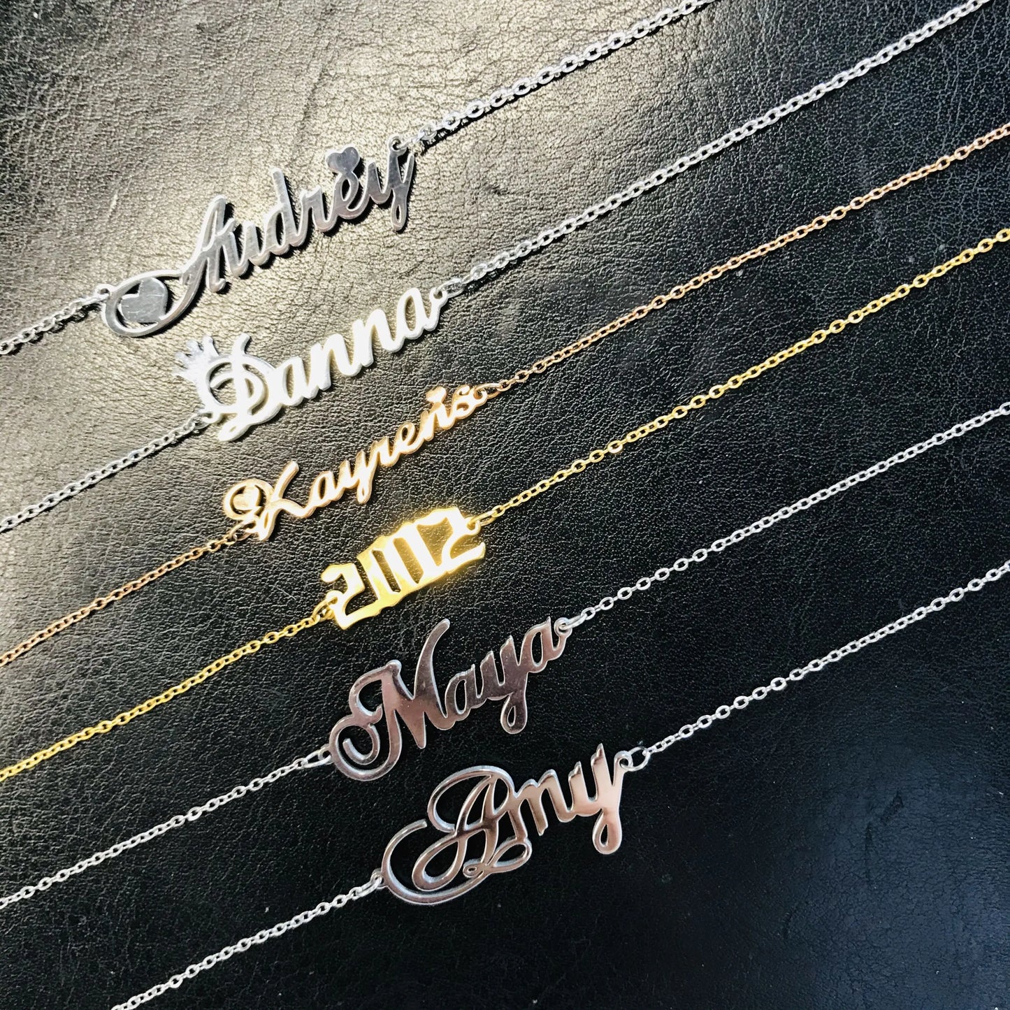 Teamer Custom Name Glasses Chain for Women Men Stainless Steel Personalized Sunglasses Chain Mask Lanyard Valentine's Day Gift