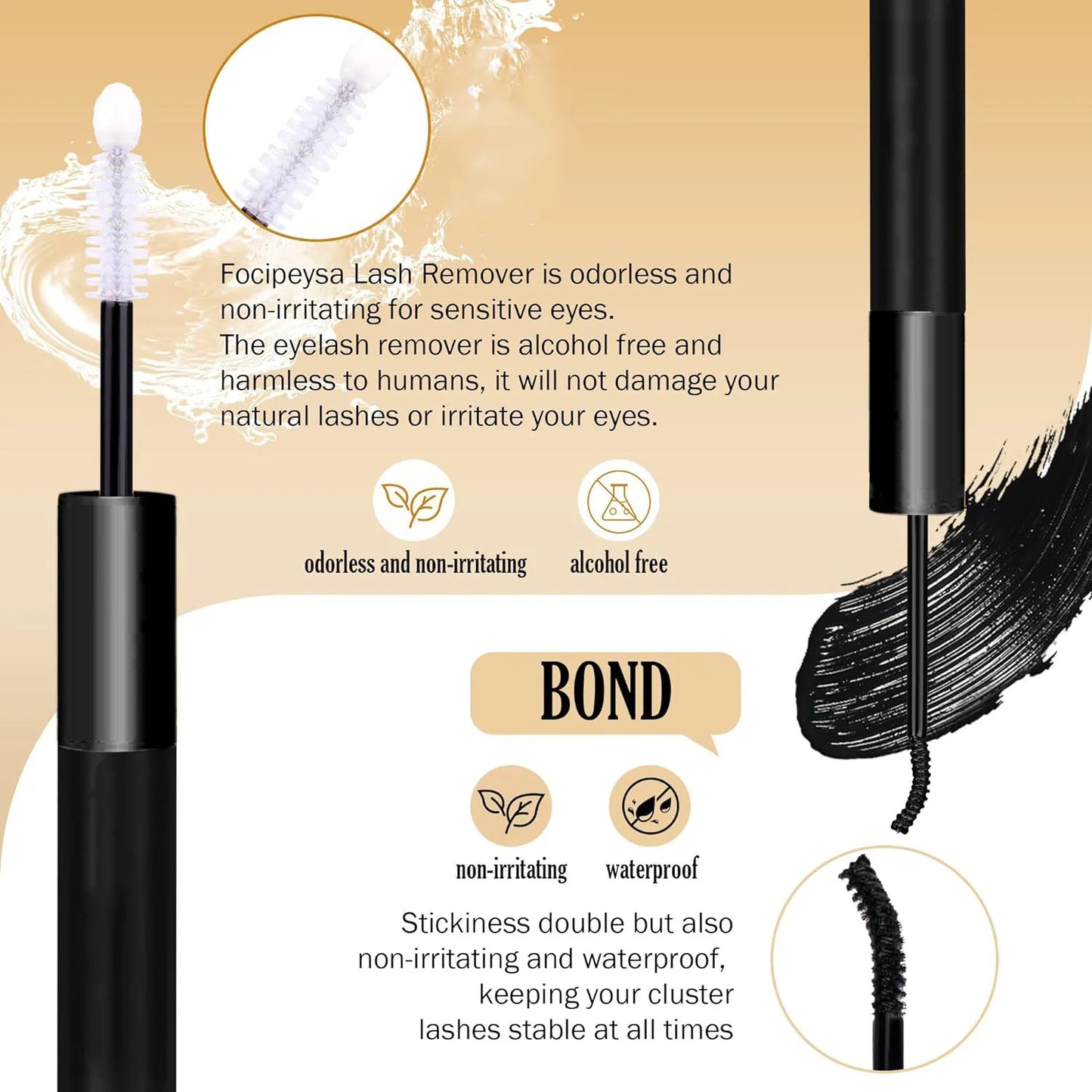 200pcs Individual Lashes 10-18mm 200D Fluffy Thick Lashes Natural Look Mixed DIY Eyelash Extension Volume Lash Clusters Makeup