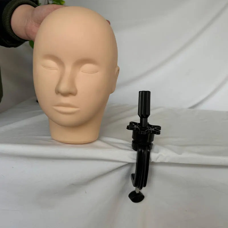Mannequin Flat Head Practice Make Up Eye Lashes Eyelash Extensions Practice Training Head Manikin Cosmetology Mannequin FaceHead